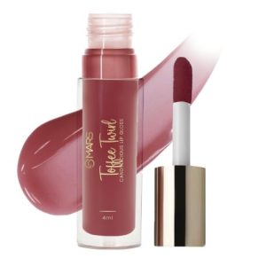 MARS Candylicious Sheer Lip Gloss for Women | Hydrating & High Shine | Lightweight | Non-Sticky | Enriched with Vitamin-E, Hyaluronic Acid & Avocado Ester (4.0ml) (11-TOFFEE TWIRL)